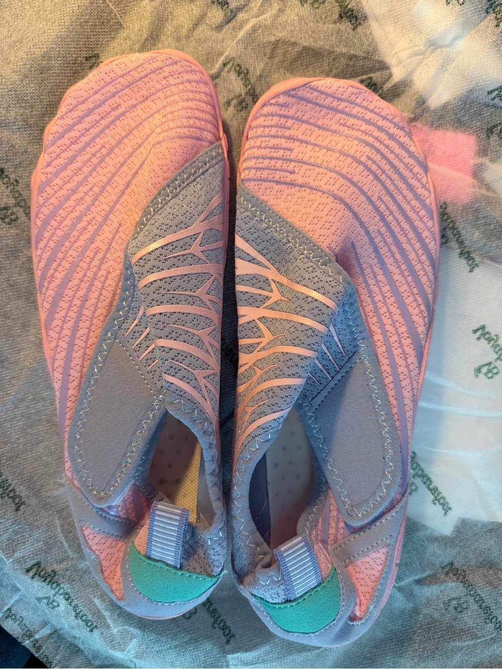 Pink and Light Purple Voya Barefoot Shoes